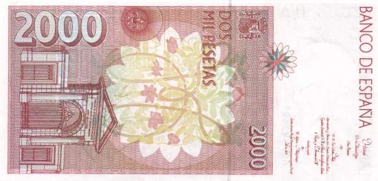 2000 Pesetas 24.4.1992